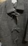 UR冬季新款女裝蝴蝶結含羊毛長(cháng)款大衣呢料外套UYL150108 深灰花灰 XS 曬單實(shí)拍圖