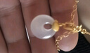 禮意久久玉石黃金平安扣項鏈女款女士生日禮物送女生女朋友老婆送媽媽母親 曬單實(shí)拍圖