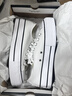 匡威（Converse）官方 All Star Lift經(jīng)典厚底鞋小白鞋帆布鞋560251C 560251C/白色 （推薦選大半碼） 38 曬單實(shí)拍圖
