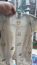 童顏嬰兒連體衣春秋夏季純棉新生兒衣服初生寶寶蝴蝶哈衣和尚服 2件套 曬單實(shí)拍圖