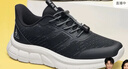 足力健老人鞋中老年輕便休閑散步鞋2431380J 男 黑色 41 曬單實(shí)拍圖