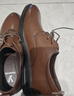 意爾康男鞋圓頭商務(wù)正裝鞋春秋單鞋系帶皮鞋德比婚鞋 53449W 棕色 41 曬單實(shí)拍圖