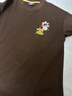 Navigare意大利小帆船男士短袖t恤2026夏季新款寬松抗菌半袖圓領(lǐng)體恤上衣 焦糖咖啡棕 S 曬單實(shí)拍圖
