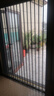 金剛網(wǎng)折疊紗門(mén)防蚊防貓狗老鼠防盜隱形伸縮鋁合金紗窗 單開(kāi)全新180度拉平鋁板紗門(mén)（黑紗） 曬單實(shí)拍圖