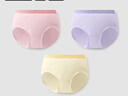蕉內311S兒童內褲男童女童平角三角7A抗菌純棉大童透氣寶寶內衣3件裝 【女三】清夕+亮粉+云霧紫- 3條 160 曬單實(shí)拍圖