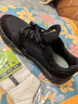 品牌斷碼氣墊跑步鞋男鞋秋冬季休閑鞋運動(dòng)鞋男女網(wǎng)面透氣旅游鞋子 AD5566黑金 41 曬單實(shí)拍圖