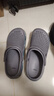 卡帝樂(lè )鱷魚(yú)洞洞鞋男士涼鞋休閑花園拖鞋兩用沙灘鞋涼拖鞋子 男 1556 灰色 44 曬單實(shí)拍圖