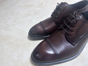 金利來(lái)（Goldlion）男鞋男士正裝鞋時(shí)尚個(gè)性舒適耐磨皮鞋G580510157CCB棕色39 曬單實(shí)拍圖