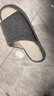 京東京造四季棉麻拖鞋男士居家春季室內靜音吸汗防臭 深灰 44-45 曬單實(shí)拍圖
