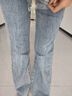 UR2025秋季新款女裝復古水洗腰帶喇叭牛仔長(cháng)褲UWJ850051 曬單實(shí)拍圖