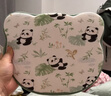 愛(ài)寶適嬰兒定型枕含硅膠枕芯枕頭0-1新生兒枕頭輔助偏頭寶寶枕熊貓XGZ01 曬單實(shí)拍圖
