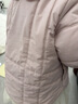 戴維貝拉（DAVE＆BELLA）兒童棉服內膽男童保暖外套秋冬新款女寶寶薄款棉襖小童棉衣 灰粉色【現貨】 100 cm（建議身高90-100cm） 曬單實(shí)拍圖
