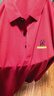 皮爾卡丹（pierre cardin）純棉男士長(cháng)袖t恤春秋季翻領(lǐng)打底polo體恤衫男裝寬松休閑大碼衛衣 長(cháng)袖2401酒紅X 4XL 190 180-210斤 曬單實(shí)拍圖