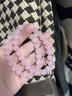 嶼琦粉水晶招桃花手鏈女款氣質(zhì)時(shí)尚輕奢粉晶轉運珠手串閨蜜玉石佩戴 【招桃花】粉水晶8mm 曬單實(shí)拍圖