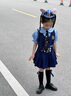 G.duck小黃鴨童裝女童套裝夏季裙子兒童兔子警官服裝學(xué)院風(fēng)百褶裙三件套 朱迪三件套 100 建議2~3歲（ 90-100cm） 曬單實(shí)拍圖