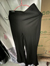 駱駝（CAMEL）高腰喇叭女褲外穿防曬修身顯瘦休閑長(cháng)褲 Y25BY1L8037 幻影黑 S 曬單實(shí)拍圖