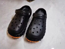 紅豆（Hodo）騎手洞洞鞋男款2026夏季外穿防滑輪胎底輕便透氣兩穿外賣(mài)涼拖鞋男 黑色【專(zhuān)為騎手設計】 42-43 適合43-44 曬單實(shí)拍圖