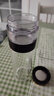 直身水杯雙層玻璃杯泡茶杯男女耐高溫防摔辦公室茶水分離杯子 黑色400ML【智能顯溫】 曬單實(shí)拍圖
