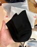 京東京造【純棉】男士6雙中筒襪純棉10A抗菌休閑商務(wù)透氣男襪子 黑 曬單實(shí)拍圖