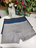 有棵樹(shù)（YOUKESHU）10A抑菌男士?jì)妊澞心鸂柲惺缴ＰQ絲內檔男生高彈大碼平角棉褲衩 曬單實(shí)拍圖