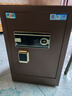 虎牌保險柜家用辦公小型指紋密碼保險箱全鋼防盜可入墻保密保管柜 博瑞系列 60cm 咖啡金 曬單實(shí)拍圖
