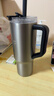 小米吸管保溫杯 大容量冰霸杯 巨無(wú)霸水杯 316L不銹鋼保冷杯 1L金屬灰 曬單實(shí)拍圖