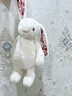 Jellycat花布邦尼兔動(dòng)物毛絨玩偶兔子玩偶兒童娃娃送禮生日禮物 白芮（乳白色） Medium 曬單實(shí)拍圖