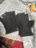 【已售10萬(wàn) 】手套騎行騎自行車(chē)半指防滑快遞外賣(mài)釣魚(yú)男女可觸屏 漏五指手套1雙【黑色】 均碼 曬單實(shí)拍圖