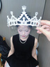玖維婭 生日皇冠 女十八歲頭飾頭冠王冠發(fā)飾高端公主新娘禮服結婚配飾 銀色皇冠 曬單實(shí)拍圖
