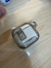 尚蘇適用 AirPods4保護套蘋(píng)果AirPods4保護殼4代藍牙耳機支架自動(dòng)彈蓋鎖扣硅膠高級感apple防摔透黑 曬單實(shí)拍圖