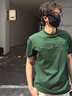 沃蘭迪2026新品美式運動(dòng)短袖t恤吸濕排汗透氣速干圓領(lǐng)休閑大碼男上衣 森綠 S 曬單實(shí)拍圖