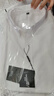 SIDISEN長(cháng)袖襯衫男士小領(lǐng)修身衣服純色商務(wù)休閑青年韓版春秋季襯衣 米白色 39 碼（適合105-120斤） 曬單實(shí)拍圖