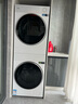 美的（Midea）洗烘套裝清風(fēng)明月2.0洗烘塔家用大容量10公斤全自動(dòng)滾筒洗衣機+10KG變頻熱泵烘干機除濕除潮海鹽白 MGH20AIR-W白色 洗烘套裝 10kg 曬單實(shí)拍圖