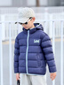 Lee童裝兒童羽絨服輕薄保暖舒適2025冬季新款百搭潮時(shí)尚男女童外套 藏青 160 （充絨量65克） 曬單實(shí)拍圖