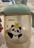 貝親（Pigeon）兒童牛奶杯1-3歲寶寶喝水喝奶PPSU直飲奶瓶雙吸管水杯 綠色330mL 曬單實(shí)拍圖