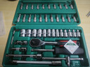 綠林（GREENER）47件套筒扳手汽修工具套裝棘輪摩托修車(chē)公路工具箱快速扭力螺絲刀 曬單實(shí)拍圖