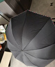 天堂 加大雨傘三折 晴雨兩用商務(wù)傘經(jīng)典格紋10骨大雨傘男女 黑色 曬單實(shí)拍圖