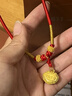 周生生黃金吊墜 足金長(cháng)命鎖寶寶禮物不含項鏈09300P 計價(jià) 3.35克 曬單實(shí)拍圖