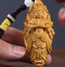 映束黃楊木雕千手觀(guān)音木質(zhì)雕刻男士隨身盤(pán)玩佛文玩手把件掛件吊墜 7厘米(大葉黃楊精選) 曬單實(shí)拍圖