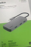 貝爾金（BELKIN）Type-C拓展塢 MacBook擴展塢5合1 電腦USB擴展TF/SD讀卡器 iPad投屏HDMI 兼容雷電口 AVC007-V2 曬單實(shí)拍圖