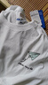 回力（Warrior）純棉t恤男夏季新款重磅運動(dòng)上衣男士潮流短袖寬松體恤 白色 L 曬單實(shí)拍圖
