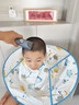 宜品達兒童理發(fā)圍兜寶寶剪發(fā)圍布集發(fā)神器不粘發(fā)專(zhuān)用罩衣嬰兒理發(fā)圍布兜 【寶寶理發(fā)圍布】藍色滑板恐龍 （送掃發(fā)綿+收納袋+夾子） 曬單實(shí)拍圖