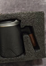 京東京造茶杯便攜式黑陶茶泡茶壺茶杯功夫茶具辦公杯隨身茶壺容量400ml 曬單實(shí)拍圖