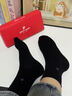 皮爾卡丹襪子男士夏季100%純棉抗菌防臭薄款休閑運動(dòng)耐磨全棉商務(wù)中筒襪 曬單實(shí)拍圖