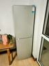 奧克斯雙門(mén)冰箱家用小型辦公室出租房宿舍用雙開(kāi)門(mén)中型二門(mén)電冰箱節能省電 【抽屜款】258升級款【冷藏四層冷凍三層】181L 曬單實(shí)拍圖