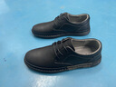 Jeep吉普男鞋春季休閑皮鞋男新品軟底真牛皮英倫商務(wù)正裝鞋潮流休閑鞋 黑色【標準皮鞋碼】 41 曬單實(shí)拍圖