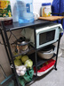 全品屋廚房置物架落地多功能用具層架收納家用水果蔬菜籃子儲物貨架348 曬單實(shí)拍圖