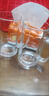 青蘋(píng)果帶把水杯茶杯 扎啤杯啤酒杯 無(wú)鉛玻璃杯可樂(lè )杯飲料杯4只裝320ml 曬單實(shí)拍圖