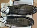 海瀾之家HLA皮鞋男士牛津鞋商務(wù)正裝舒適百搭牛皮鞋HAAPXM4DBA482 黑色42 曬單實(shí)拍圖