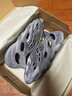 阿迪達斯yeezyfoam水泥灰椰子運動(dòng)洞洞鞋IE4931UK740.5 曬單實(shí)拍圖